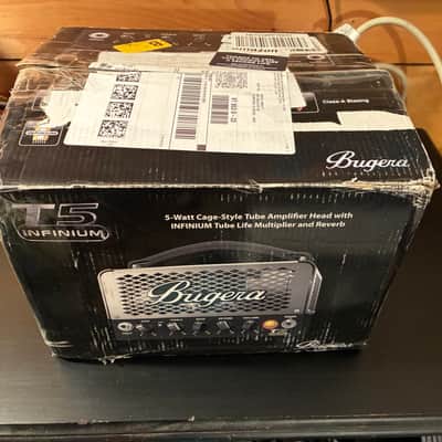 Bugera T5-INFINIUM 5W Cage Tube Amp Head-INFINIUM 2010s - Black/Silver Bild 6