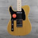Squier Affinity Telecaster Left-Handed with String-Through Bridge Butterscotch Blonde