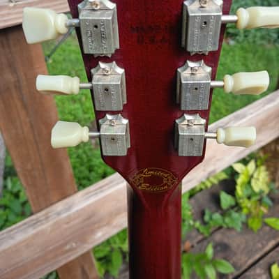 Gibson Les Paul Deluxe 30th Anniversary 2000 - 2001 Wine Red HH Rare image 12