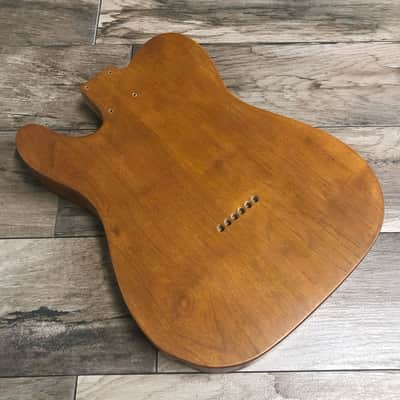 Made to Order - FRANCHIN Mars guitar body WESTERN Aged Colored Natural finish Premium Selected Basswood Poplar Telecaster-Tele-T-Style Made in Italy image 8