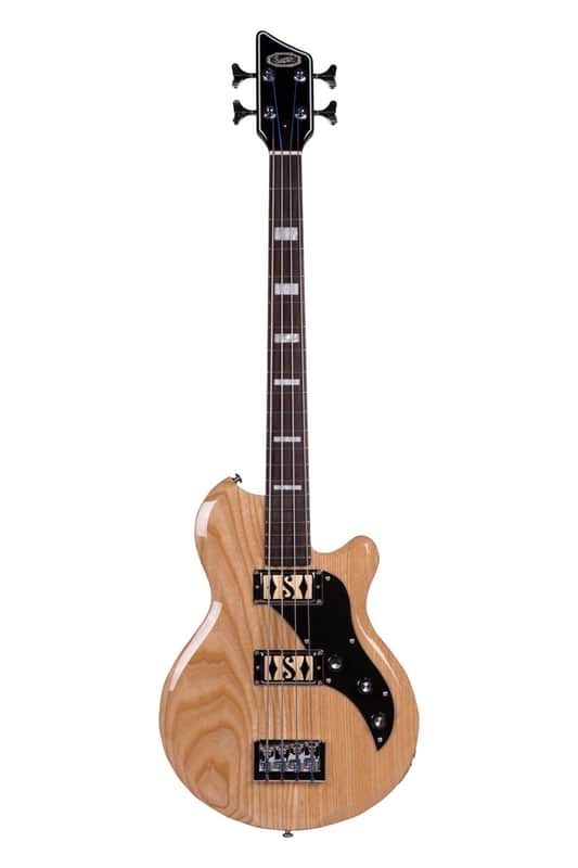 Supro Huntington II Electric Bass Guitar - Natural Ash - New | Reverb