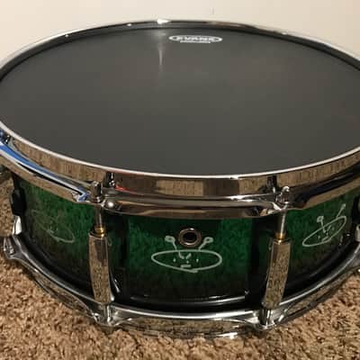 Pearl Signature Morgan Rose Alien Freak 14x5 Steel Snare Drum image 3