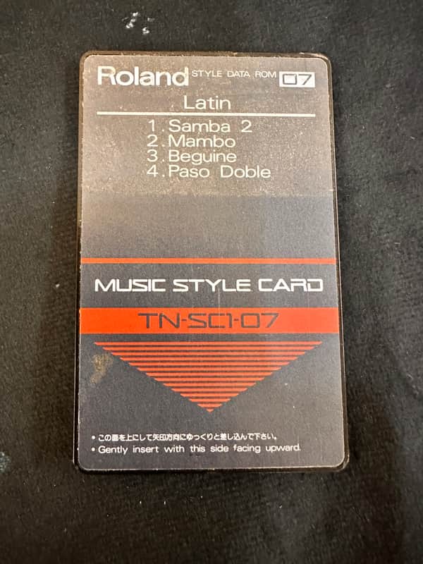 Roland TN-SC1-07 Music Latin Style Card image 1