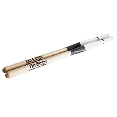 On-Stage WCB100 Wood Cajon Brushes, Pair Sticks WCB-100 Extended-Length OnStage image 3