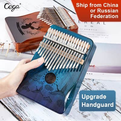 Kalimba-17k gradient brown / China image 2