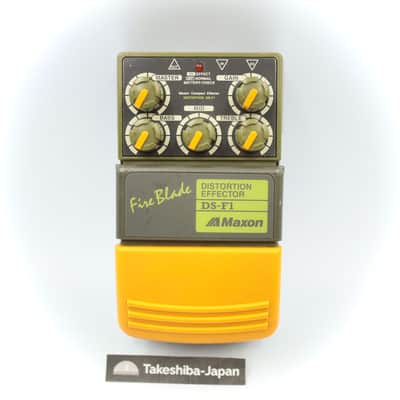 Maxon DS-F1 Fire Blade Distortion Effector Made in Japan Guitar