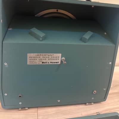 Bell & Howell speaker 60s - Teal image 3