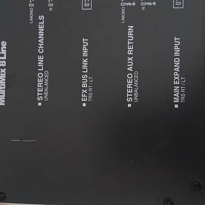 Alesis MultiMix 8 Line 8-Channel Stereo Line Mixer 2010s - Black image 3