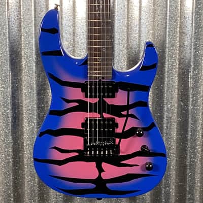 Westcreek Guitars Aetheris Superstrat Blue Tiger Guitar #0167 Used image 1