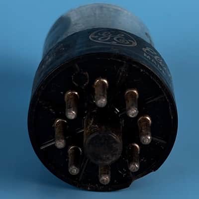 1964 General Electric 6SN7GT Vintage Grey Plated Vacuum Tube! Tests Good! T579 image 6