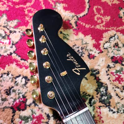 *NEW IN BOX* 2026 Fender Japan Limited Edition Traditional Collection, 60's Mustang Black Pearl Gold with Matching Headstock - MIJ JD26 image 15