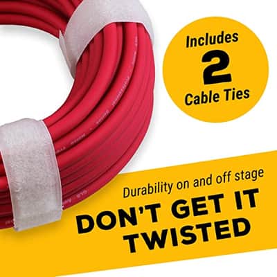 GLS Audio 25ft Mic Cable Cords - XLR Male to XLR Female Colored Cables - 25' Balanced Mike Cord - 6 Pack image 3