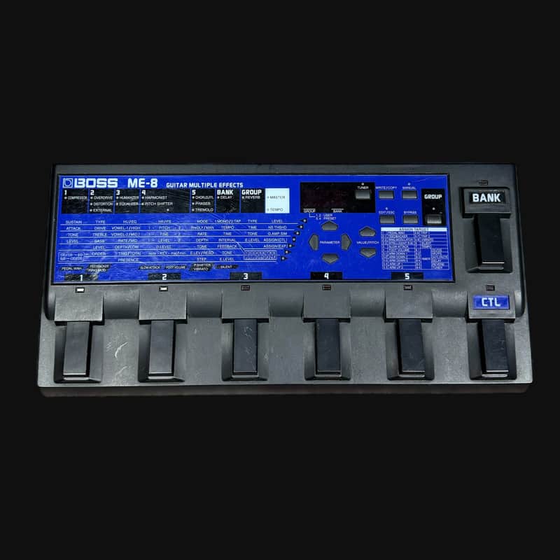 Boss ME-8 Guitar Multiple Effects Pedal | Reverb
