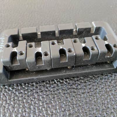 Spector 5-String Black Replacement Bass Bridge - Fits Euro Models image 3