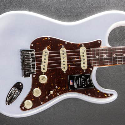 Fender American Ultra Stratocaster - Arctic Pearl w/Rosewood image 1