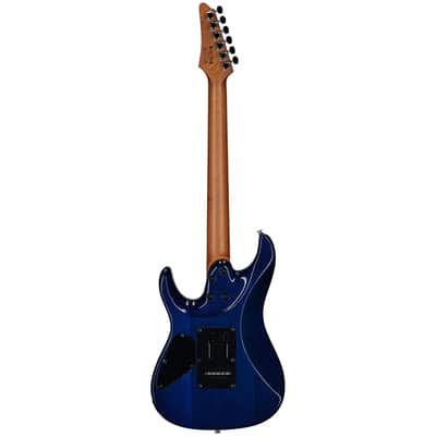 Ibanez AZ24S1F Electric Guitar, Transparent Turquoise Sunburst image 6