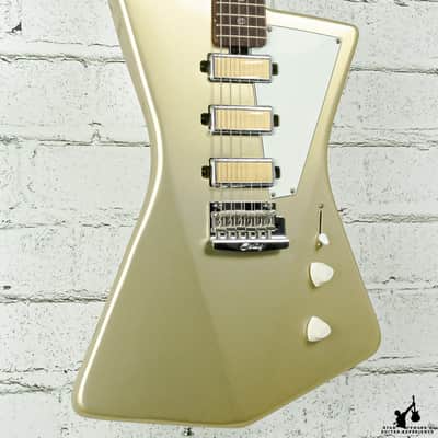 Sterling By Music Man St. Vincent Goldie Electric Guitar - Cashmere image 2