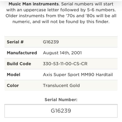 Ernie Ball Music Man Axis Super Sport MM90. P90s! USA! Free Shipping! image 15