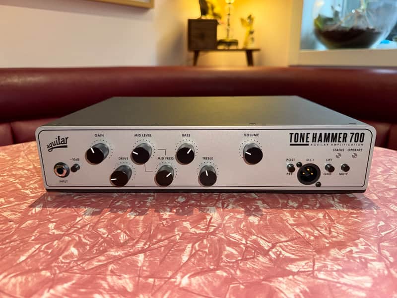 Aguilar Tone Hammer 700 V2 700-Watt Bass Amp Head 2024 - Present - Silver image 1