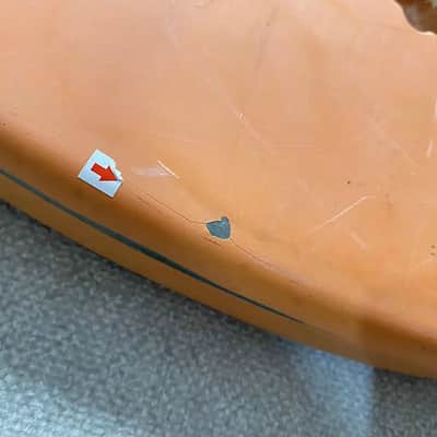 Orange Left Handed Jazz Bass Style Body DIY Project image 9