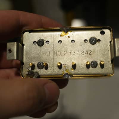 Late 1980s Early 1990s Gibson Original 490R 490T Series Pickups Gold image 5