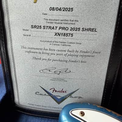 2025 Fender Custom Shop Stratocaster Pro SR25 Super Heavy Relic - Aged Lake Placid Blue image 17