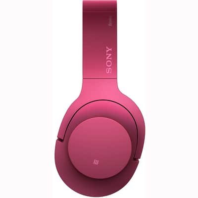 Sony Wireless NC On-Ear Bluetooth Headphone w/ NFC Bordeaux Pink w/ Power Bank Bundle image 5