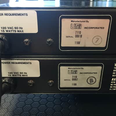 JBL /UREI  7110 Limiter/Compressor  Pair image 6