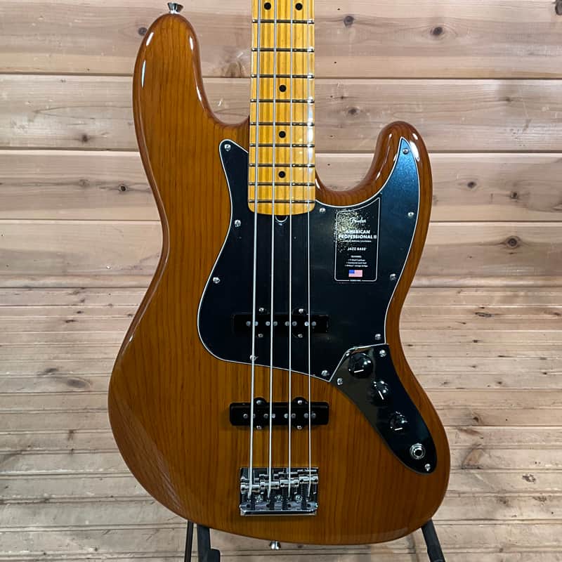 Fender American Professional II Jazz Bass - Roasted Pine image 1