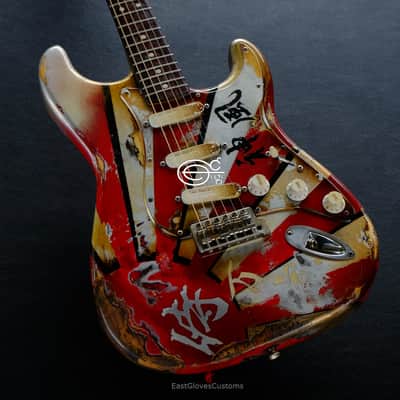 Fender Stratocaster Kamikaze Series 2nd Edition by EGC Aged heavy Relic image 5