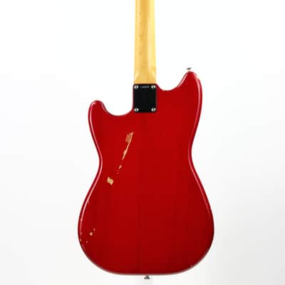 1964 Fender Musicmaster RARE Cherry Red | Pre-CBS duo sonic vintage image 9