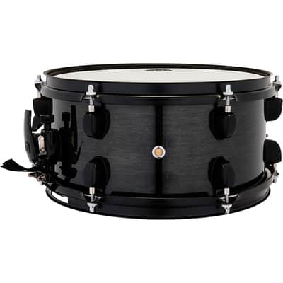 Mapex MPX Maple/Poplar Hybrid Shell Side Snare Drum Regular 12 x 6 in. Transparent Midnight Black image 2
