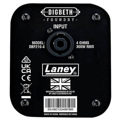 Laney DBF210-4 DIGBETH Series Bass cabinet, Power rating: 200 W image 10