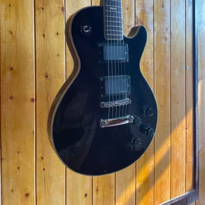 LP Style Electric Guitar *Made In Japan - Black w/EMG-HZ pickups (Custom Setup) image 3