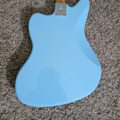 Squier/Fender Classic Vibe 70s Daphne Blue Jaguar partscaster image 1