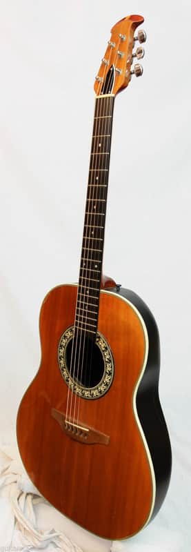 Vintage 1974 Ovation Model 1121-4 Round Bowl Balladeer Acoustic