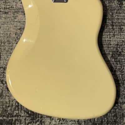 SX Ursa 4 RN VW Left Hand Lefty Jaguar Style Bass Vintage White + Gig Bag Out of Production image 5