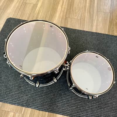 DW Collector's Series Maple Mahogany Drum Set Black Velvet 13 16 24 image 5