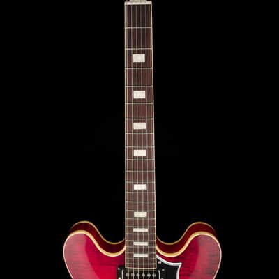 Heritage Custom Core Collection H-535 Dark Cherry Sunburst with Case - Serial # HC1231030 image 12