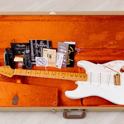 2007 Fender American Vintage 1957 Commemorative Mary Kaye Stratocaster Blonde w/ Case, Hangtags image 22