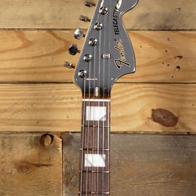 Fender Chris Shiflett Cleaver Telecaster Deluxe Charcoal Frost Metallic w/ Case image 6