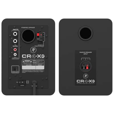 Mackie CR4-XBT 4" Active Powered Studio Monitor Speakers w Bluetooth & Stands image 5