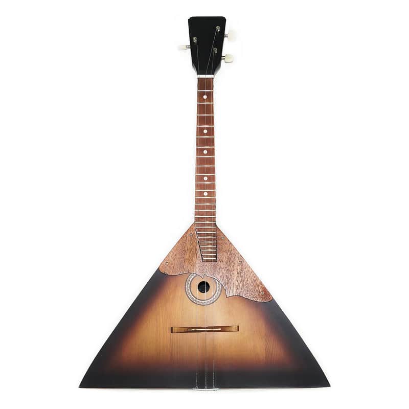 Classic Balalaika Prima 3 strings made in Ukraine by Trembita Traditional Folk Musical Instrument Beautiful Sound image 1