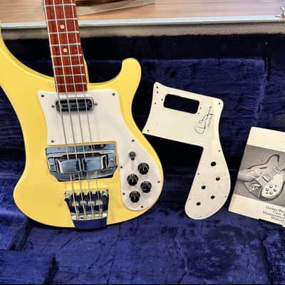 RARE 1991 Rickenbacker 4001CS Chris Squire Signature Vintage Electric Bass Guitar & Original Case #303 or 1000 image 2