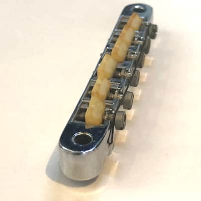 1968 ABR-1 Tune-O-Matic Bridge with nylon saddles image 2