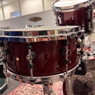 10"-12"-14"-20"-14" Designer Series Maple Light Drum Set - Cherry Birdseye Maple image 15