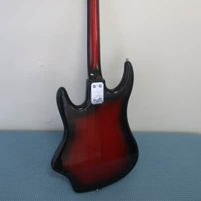 Vintage 1965 Eko Tonemaster Panaramic Crucianelli Triple Cutaway 1964-65 Guitar Redburst Made In Italy Vox Factory Missing Original Pick Ups EZ Project Immaculate Condition Rare Parts Bridge Van Ghent Tuners Misc Electronics. image 8