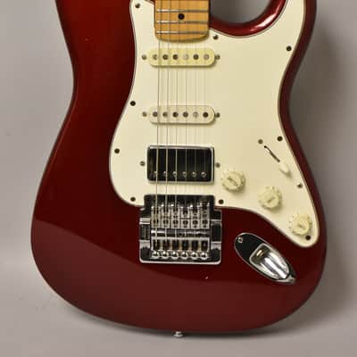 1987 Fender Standard Stratocaster USA Candy Apple Red w/HSC image 3