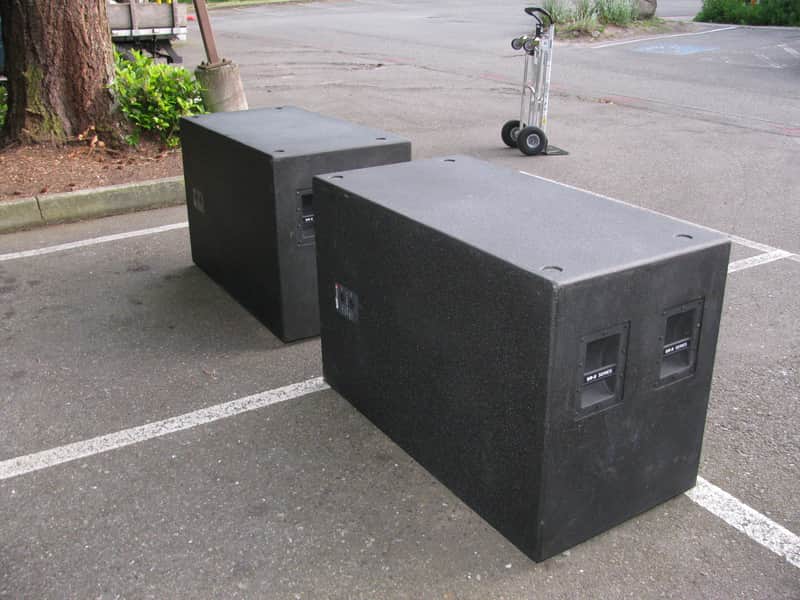 JBL SR4719x Subwoofer Speaker, 25 Hz Capable, Dual 18s, High Power