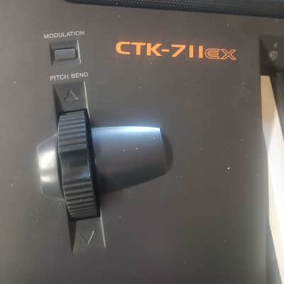 Casio  CTK 711 EX mid-90s - black fully tested image 3